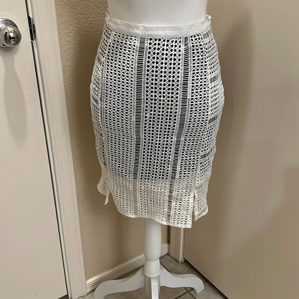 Misguided crochet skirt